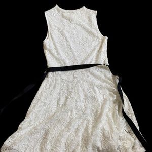 White lace dress